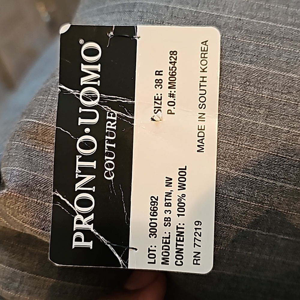 NWT Pronto Uomo Suit - Picture 7 of 9